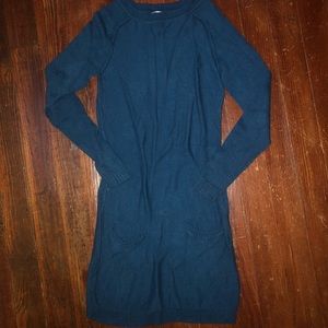 Mission Long Sleeved Sweater Dress with Pockets